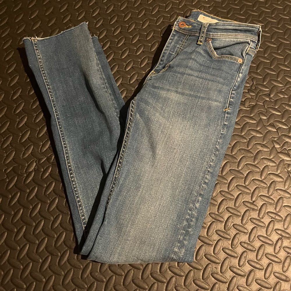 anthropologie slim straight jeans size 25